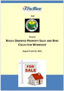 Property Sales and Rent Collection